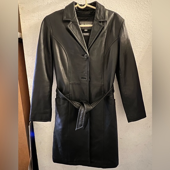 Wilson Leather coat size Small - Picture 3 of 3